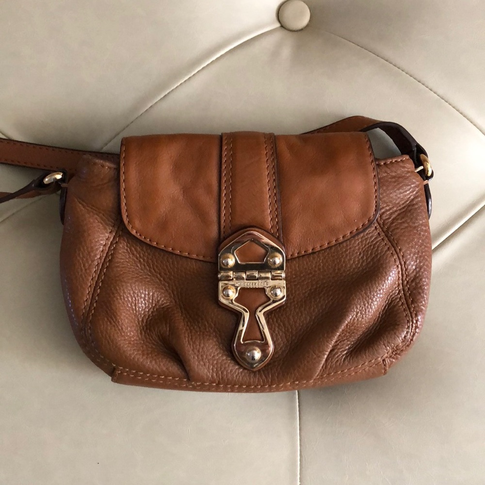 Michael Kors Brown Leather Crossbody bag